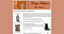 Desktop Screenshot of classy-fashions.com