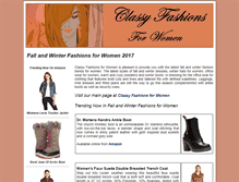 Tablet Screenshot of classy-fashions.com